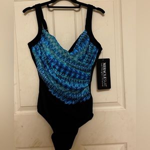 Miraclesuit one piece swimsuit size 16 Sanibel style NWT!